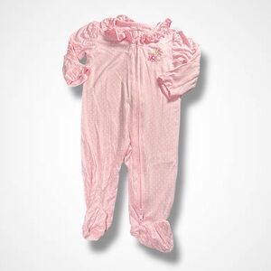 Little Me Pink Ruffled One Piece
